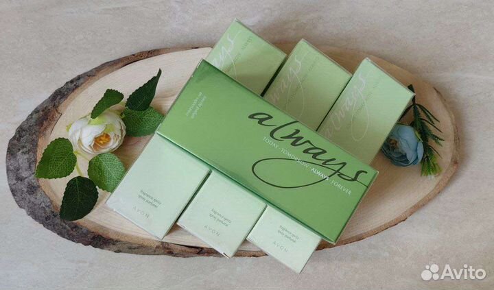 Always Avon Олвейс зелёный Редкие Снятость Винтаж