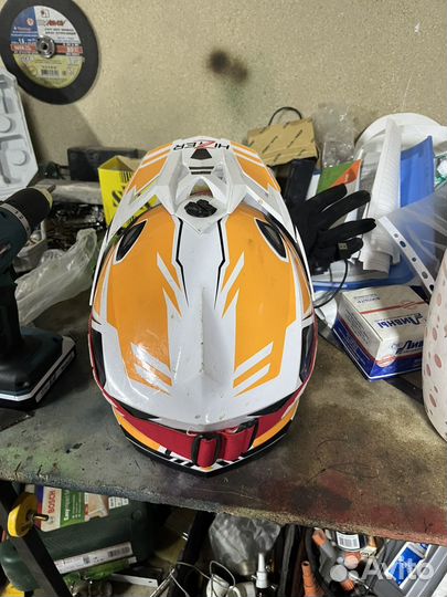 Мотошлем кроссовый б/у