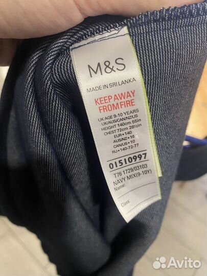 Сарафан школьный marks & spencer 140