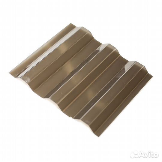 Поликарбонат профилированный 1 мм мп-20 Бронза 6м