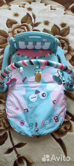 Развивающий коврик baby go с пианино