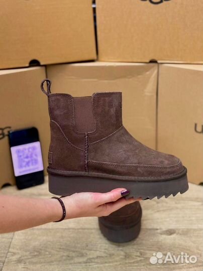 Челси UGG шоколадные оригинал