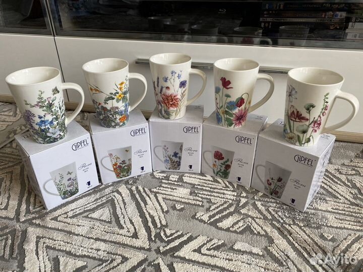 Кружка фарфоровая новая Gipfel 400ml