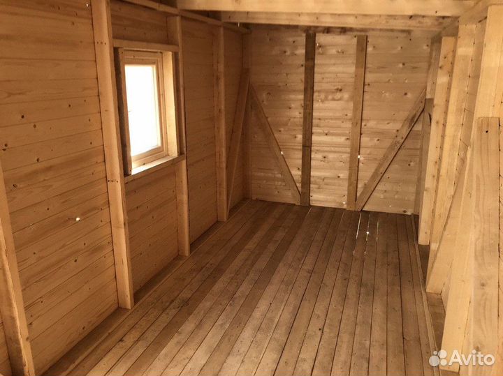 Бытовка: теплая, ветрозащита, с завода, пол: OSB