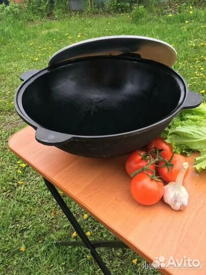 Казан 10 литров с крышкой