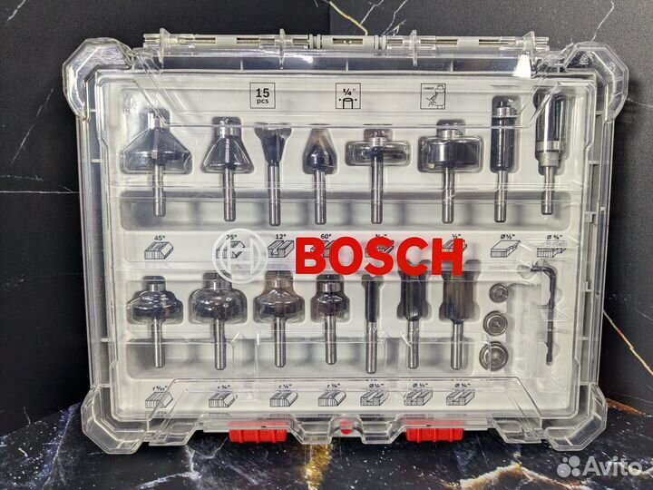 Набор фрез по дереву Bosch