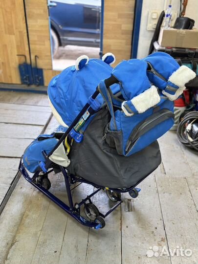 Коляска санки