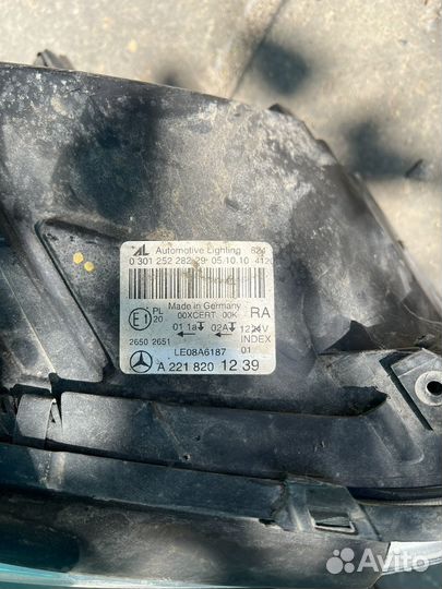 Фары mercedes W221