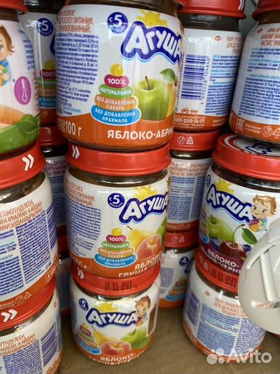 Фруктовое пюре агуша