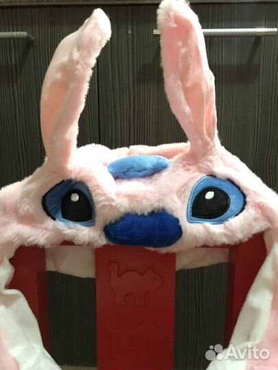 Шапка Стич с ушками и подсветкой