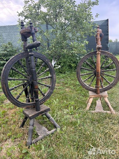 Прялка деревянная старинная