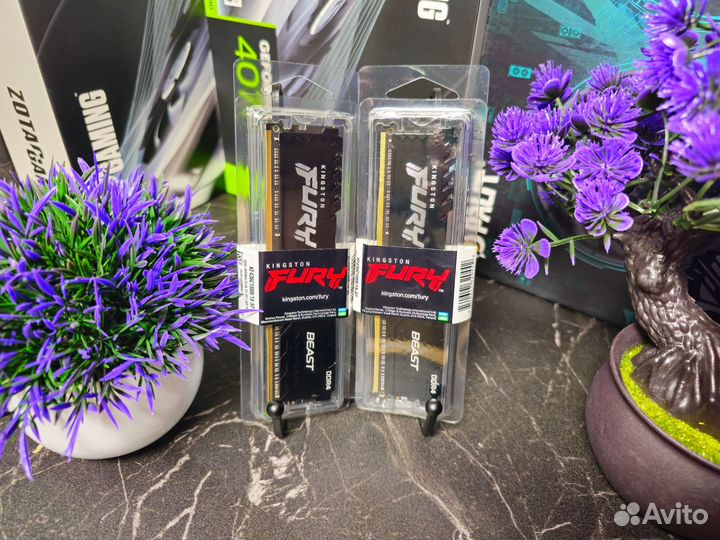 Оперативная память HyperX fury Black 8gb 3600mhz