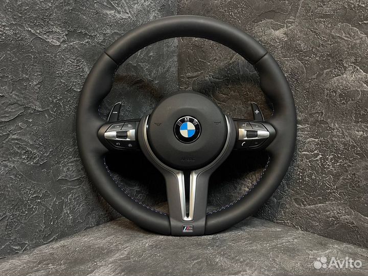 Рули BMW F серии. Строчка, подогрев, карбон Арт У151687584