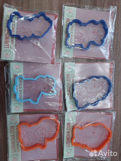 Форма+трафарет для пряников щен.патр. пакетом