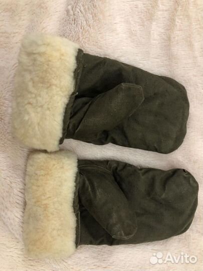 Варежки шубенки,натуральный мех подростковые