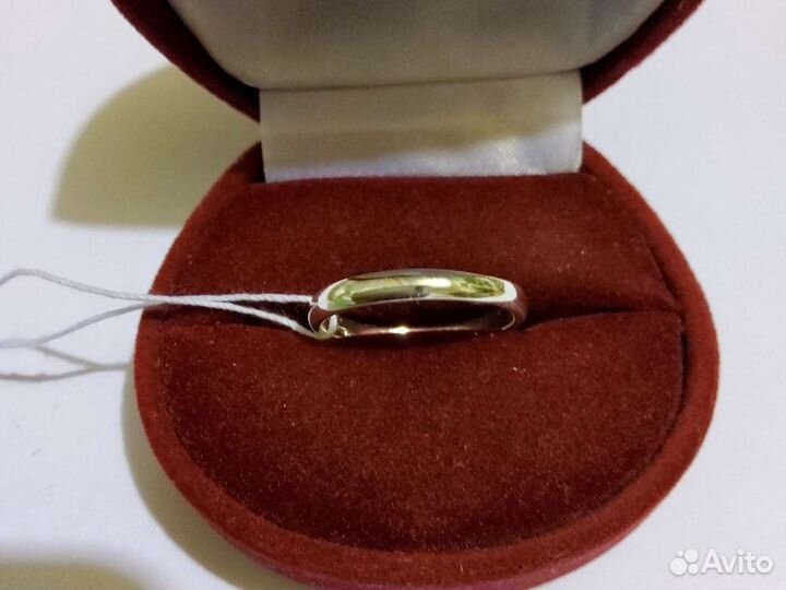 Кольцо обручальное серебро 925 на мельхиоре,новое
