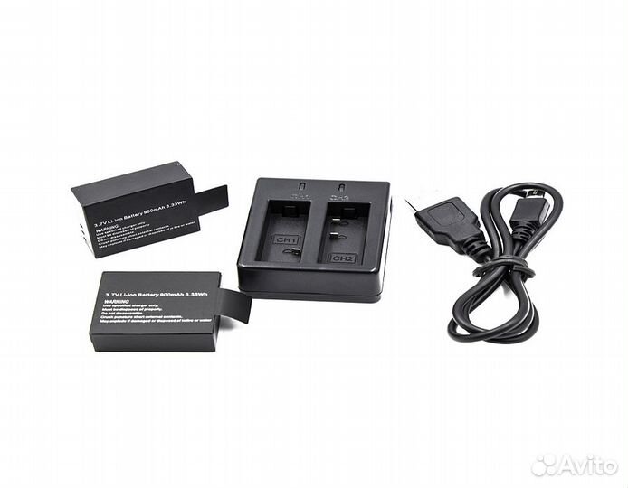 Зарядное устройство sjcam экшн-камер 4000/5000/М10