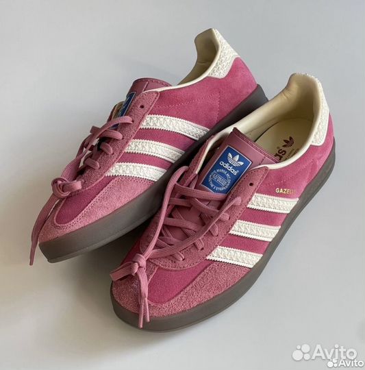 Кроссовки Adidas Gazelle Indoor Pink Cloud White