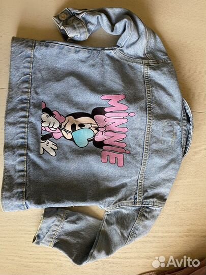 Джинсовая куртка zara 104