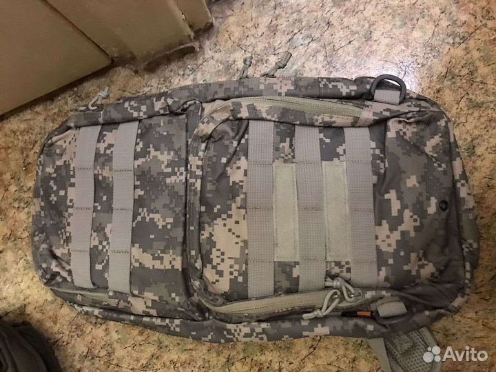 Такт.рюкзак сер.пиксель и мессенджер чёрный. питон