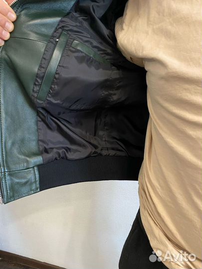 Кожаная куртка мужская