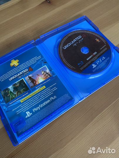 Диск Uncharted 4: Путь вора для PlayStation 4/5