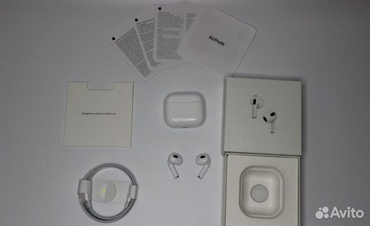 Наушники airpods 3 поколения+чехол