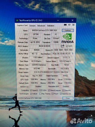Palit GeForce GTX 1060 Dual 3GB