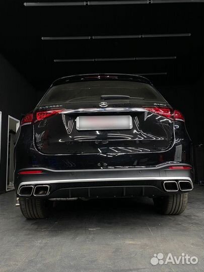 Диффузор Mercedes GLE-class V167 63 AMG хром +