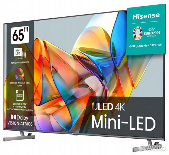 Теливизор Hisense 65 65U6KQ 65U6KQ uled, 4K Ultra