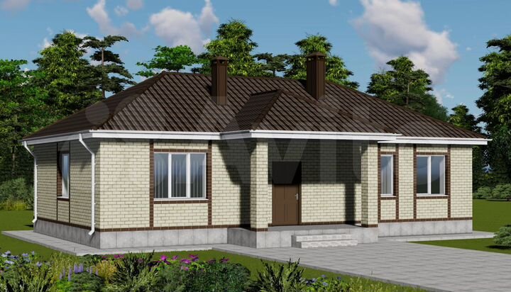 Дом 110 м² на участке 10 сот.