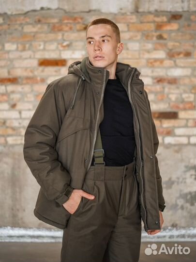 Зимний костюм nord на синтепоне, олива