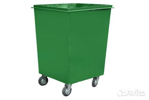 Контейнер для мусора 0,75 м3 без крышки