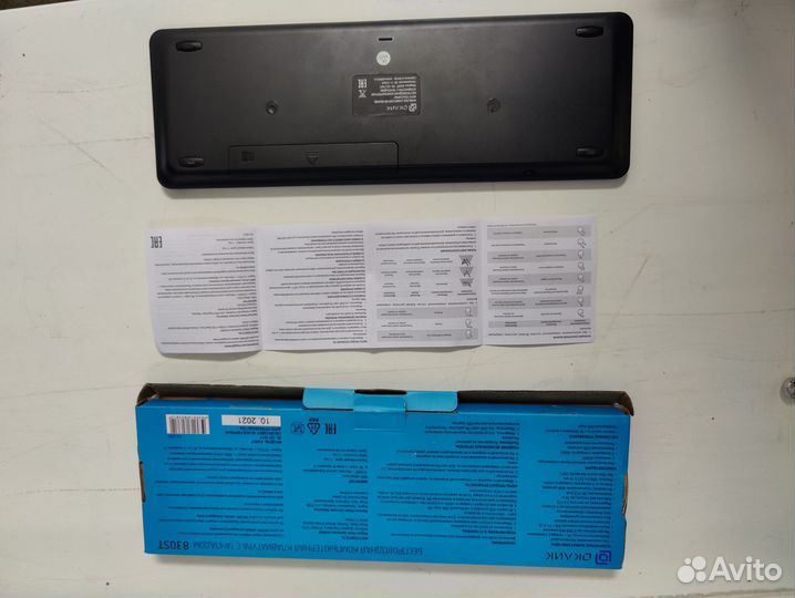 Клавиатура беспроводная с тачпадом Oklick 830ST