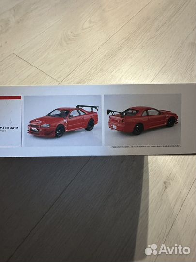 Сборная модель nissan skyline gt r 34