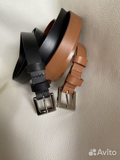 Ремень женский натуральная кожа италия набор