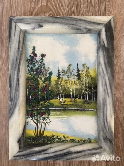 Картина на мраморе