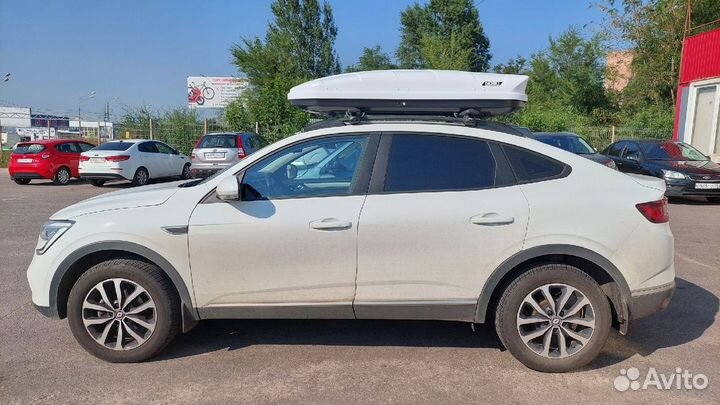 Бокс на крышу Nobu белый