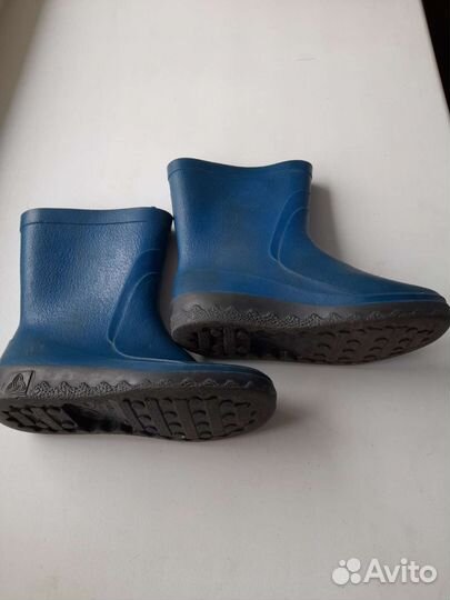 Детские резиновые сапоги, цена за пару