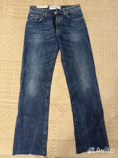 Джинсы женские прямые синие 27 размер