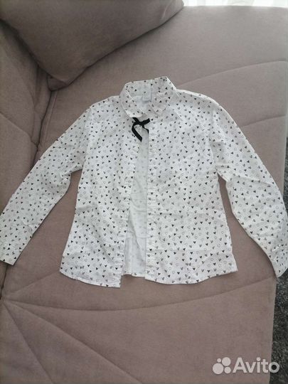 Рубашка для девочки 140