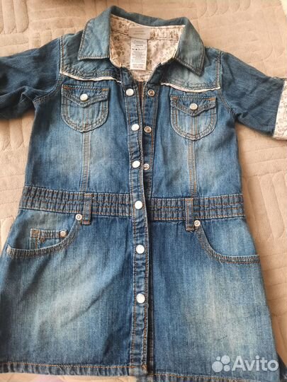 Комбинезон HM 74 80, платье Next 92