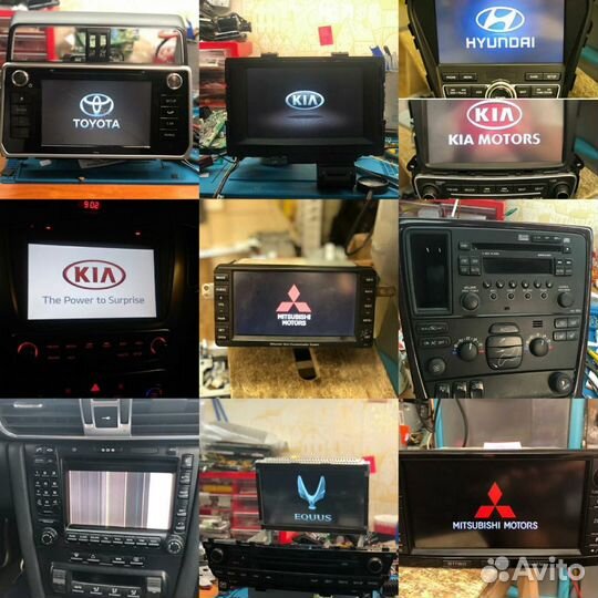 Ремонт штатных автомагнитол (магнитол) с гарантией