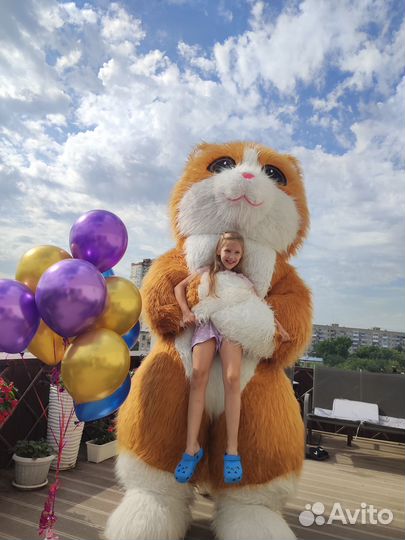 Поздравление Белого Мишки, Кота, Панды Чебурашки