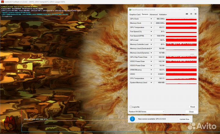 RX 580 8Gb (Гарантия) Sapphire Nitro+