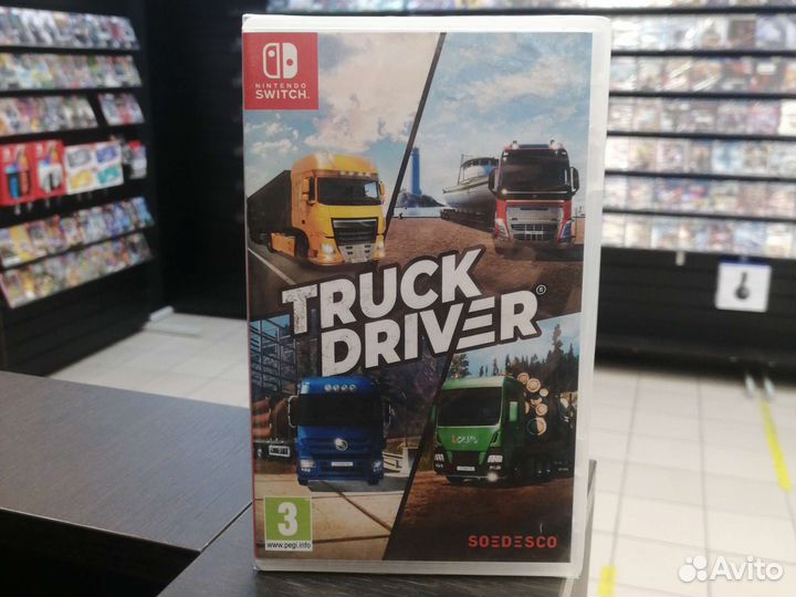 Truck Driver Nintendo Switch, русские субтитры
