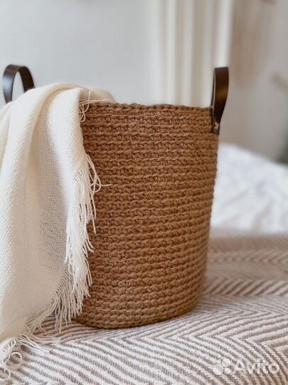 Корзина вязаная на заказ