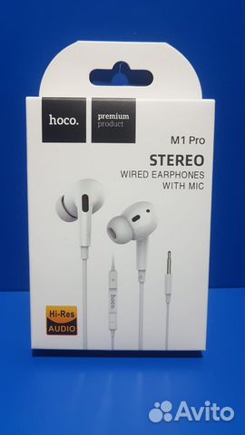 Наушники с микрофоном hoco M1 Pro (белый)