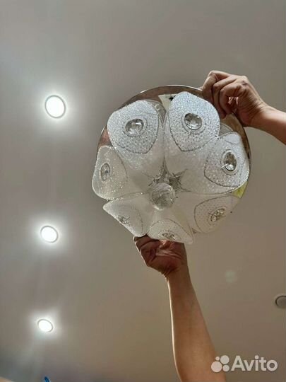 Люстра потолочная светодиодная бу