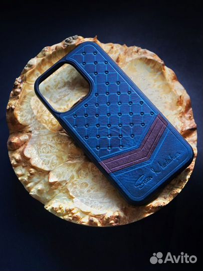 Кожаный чехол на iPhone 12, 13, 14